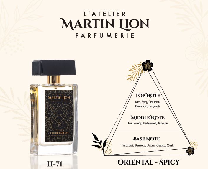 Inspired by: Man in Black - H71 Martin Lion β Oriental Floral