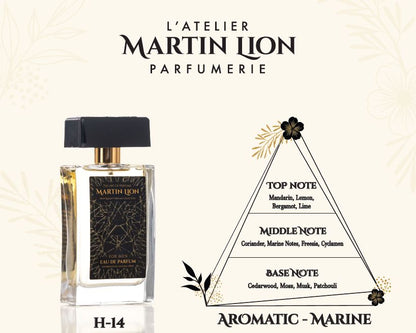 Inspired by  Acqua Di Gio - H14 Martin Lion
